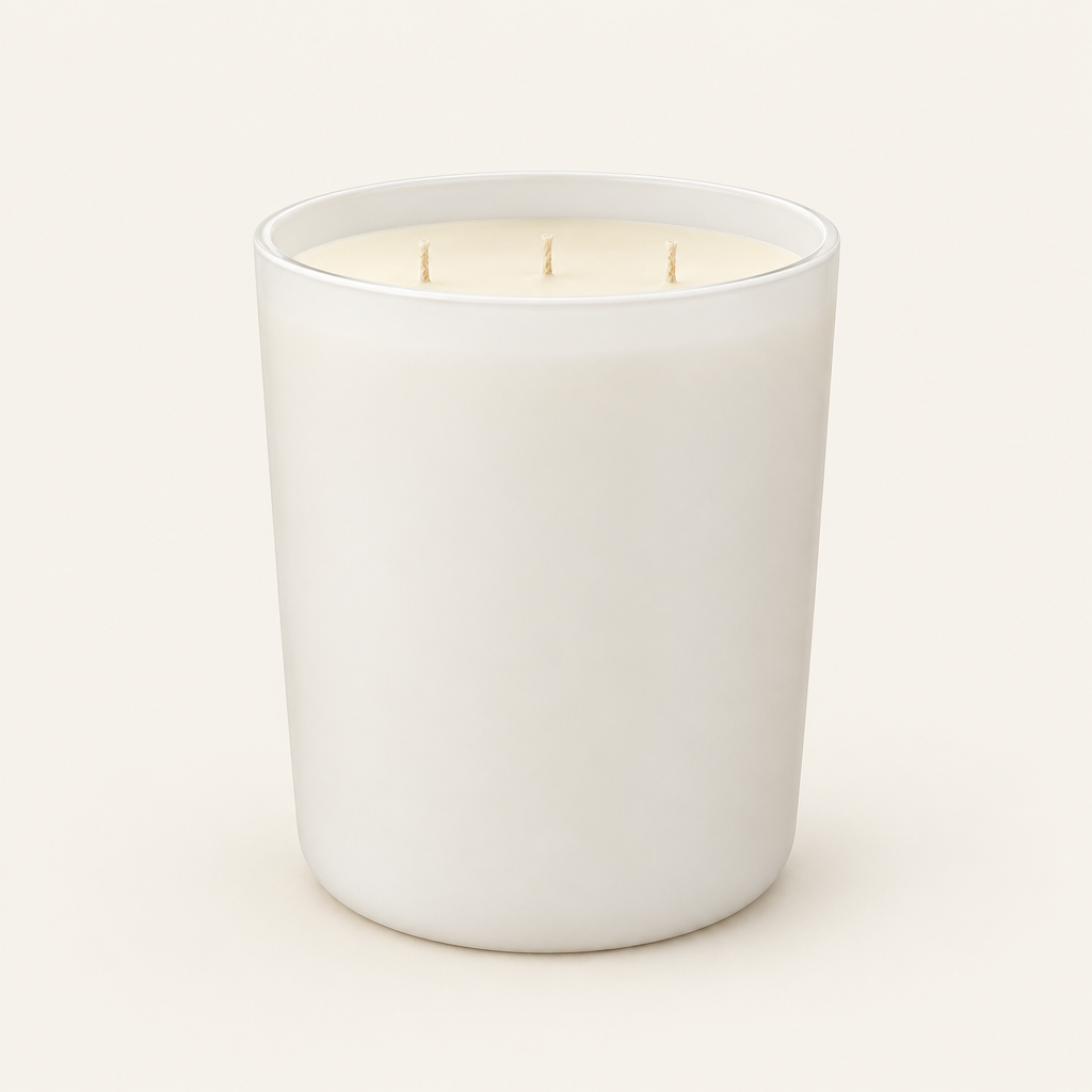 Luxe XL candle on a clean neutral background